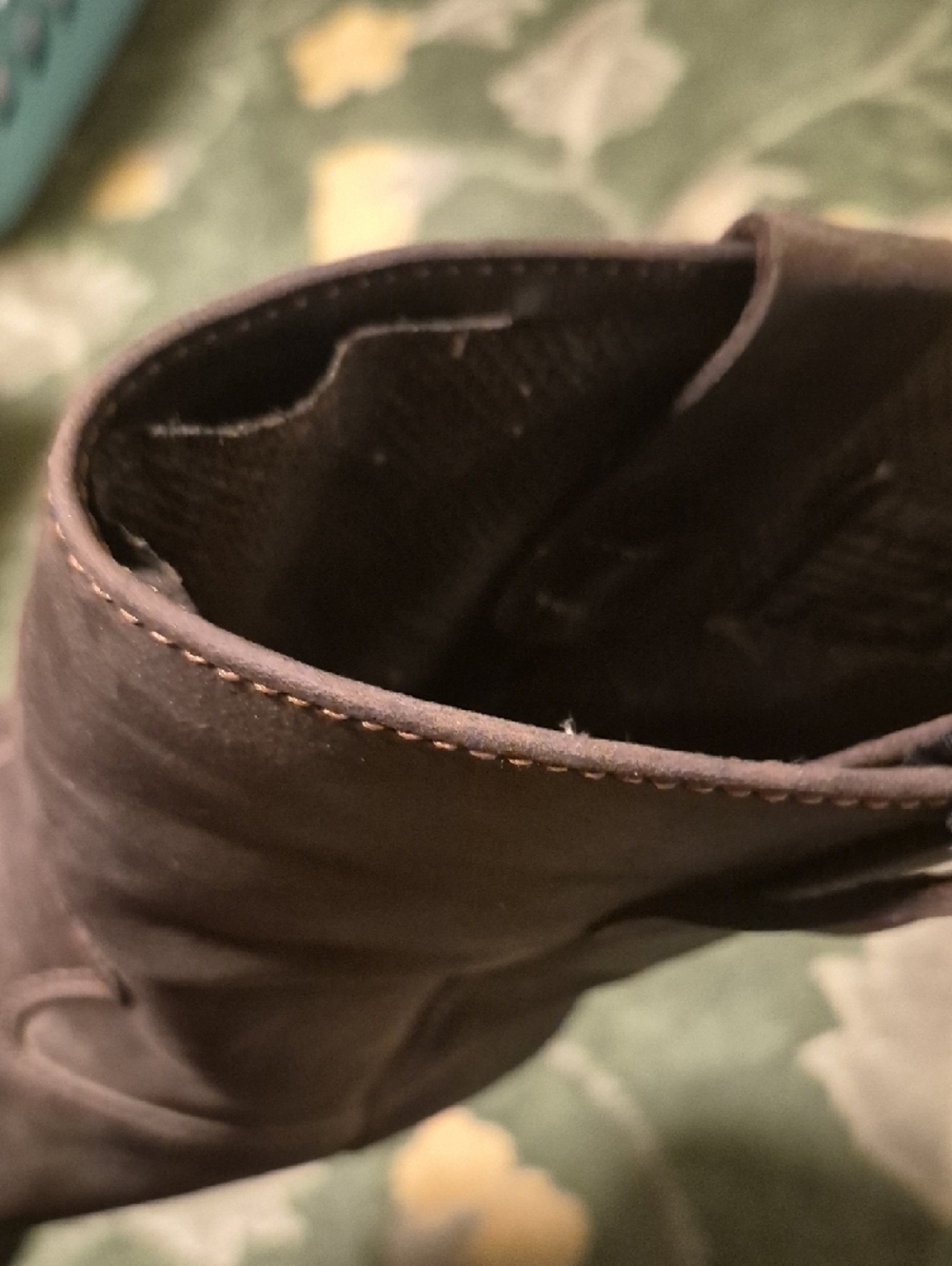 Men's Brown Leather Pull-On Work Boots - Picture 14 of 14